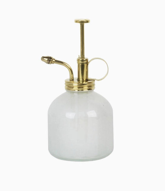 White Brass & Glass Mister