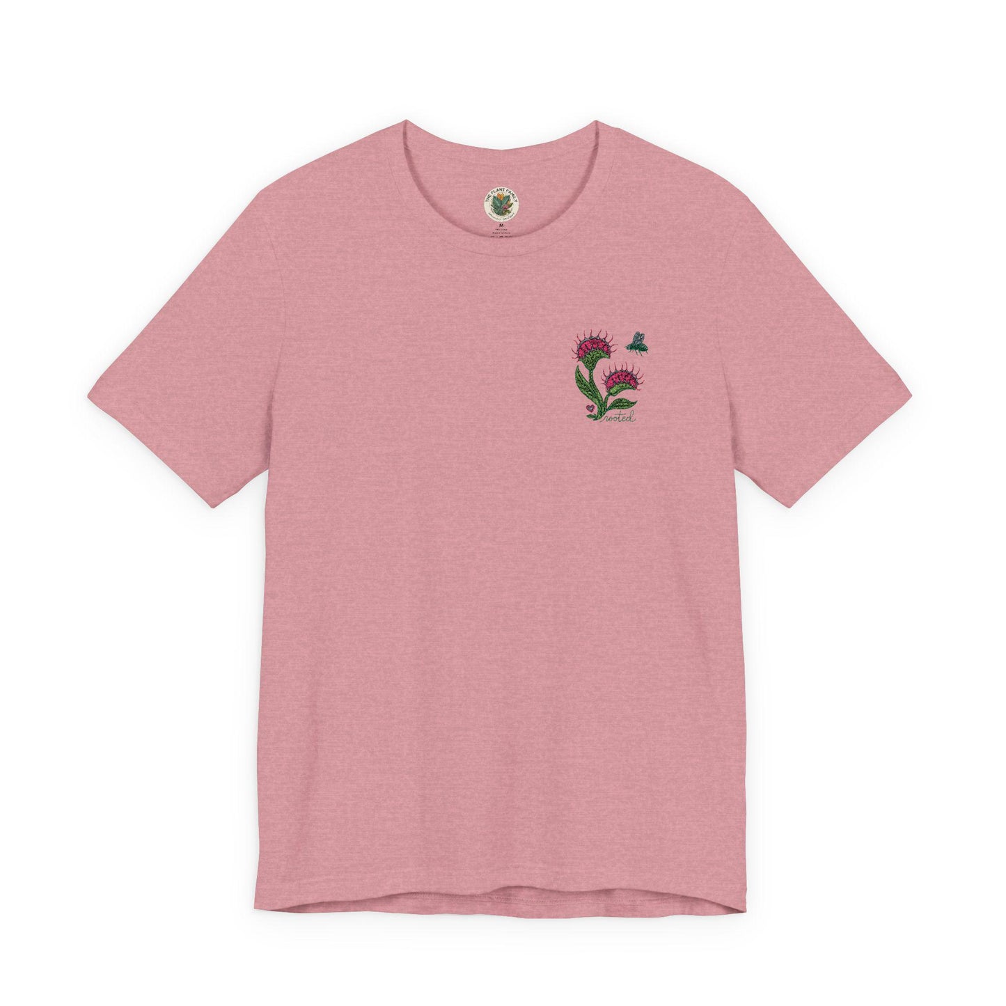 Venus Flytrap Embroidered Shirt | Botanical Rooted Plant Lover Tee
