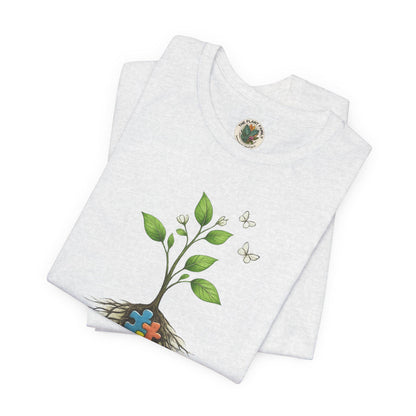 Autism Awareness Shirt | Different Roots Same Love Botanical Plant Tee