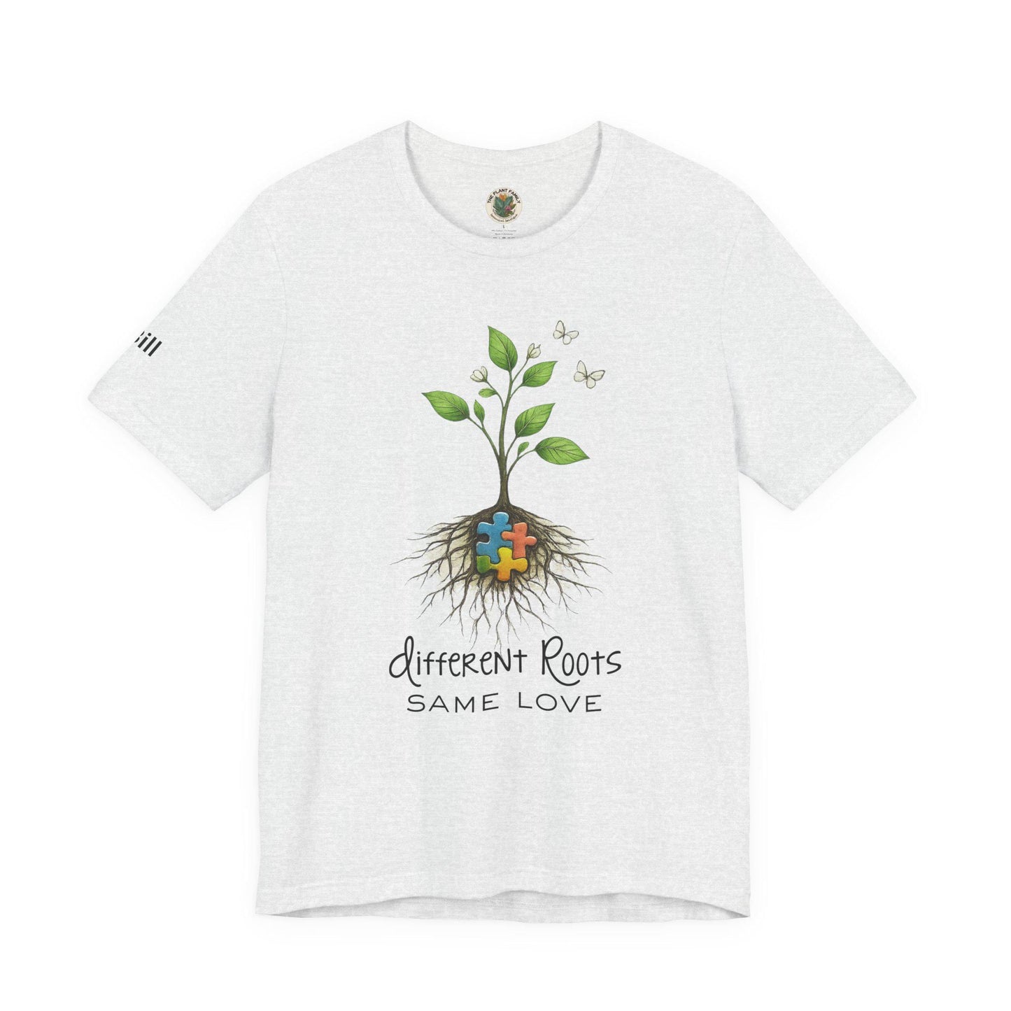 Autism Awareness Shirt | Different Roots Same Love Botanical Plant Tee