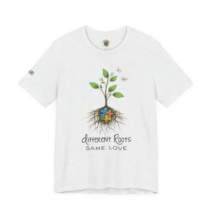 Autism Awareness Shirt | Different Roots Same Love Botanical Plant Tee