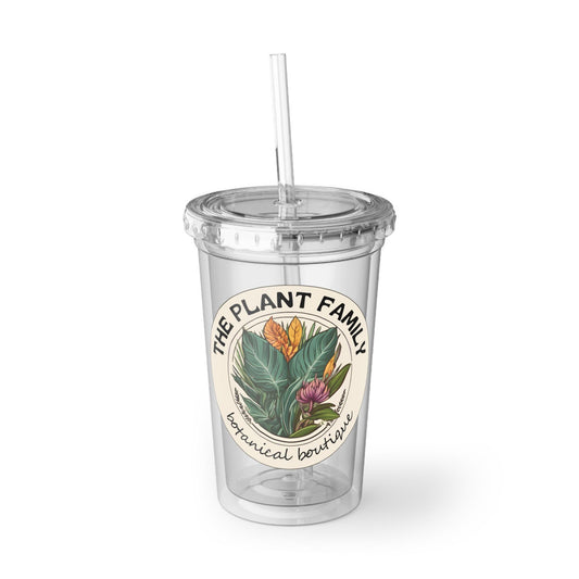 Plant Family Logo Acrylic Cup | Botanical, Plant Lover Tumbler