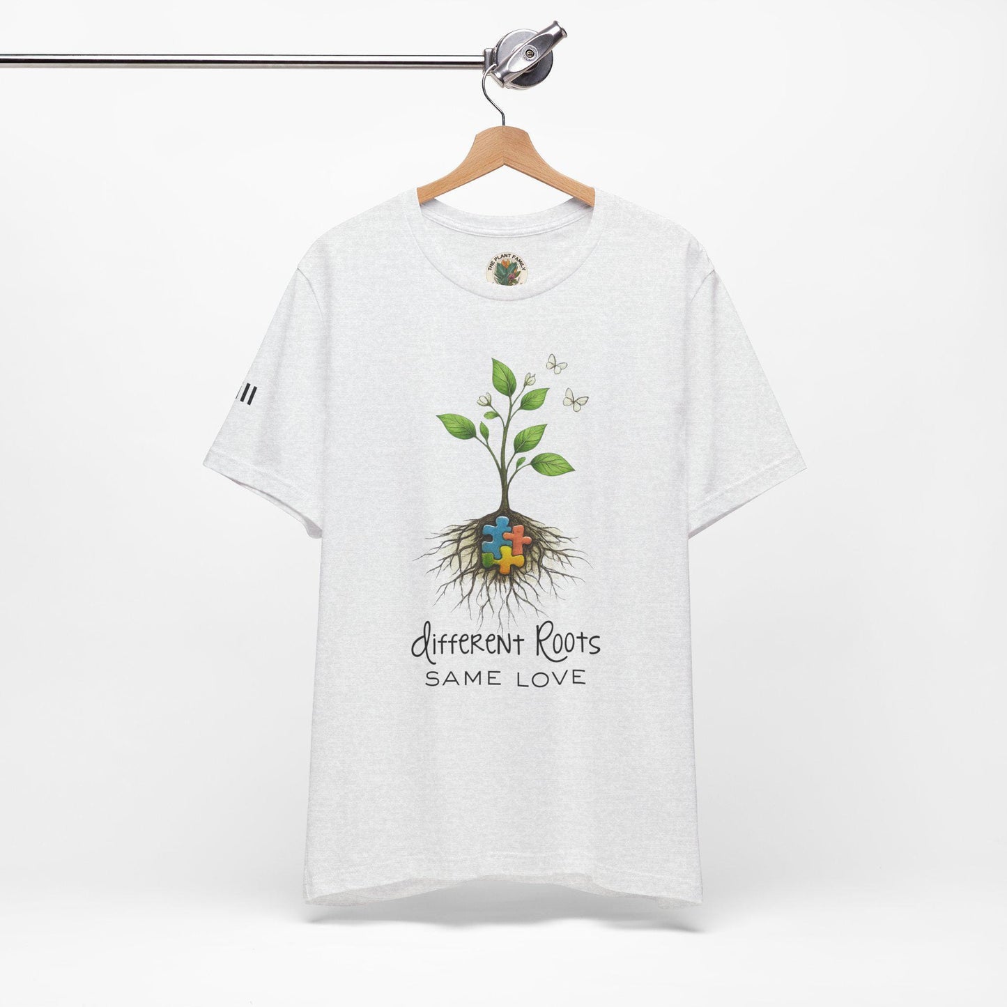 Autism Awareness Shirt | Different Roots Same Love Botanical Plant Tee