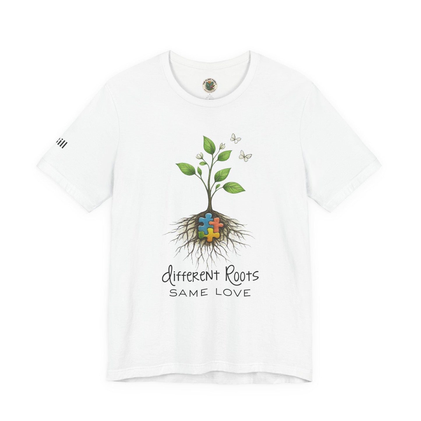 Autism Awareness Shirt | Different Roots Same Love Botanical Plant Tee