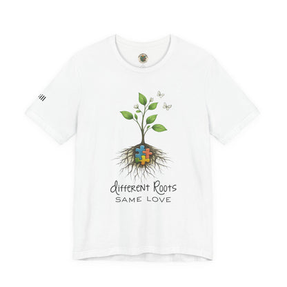 Autism Awareness Shirt | Different Roots Same Love Botanical Plant Tee