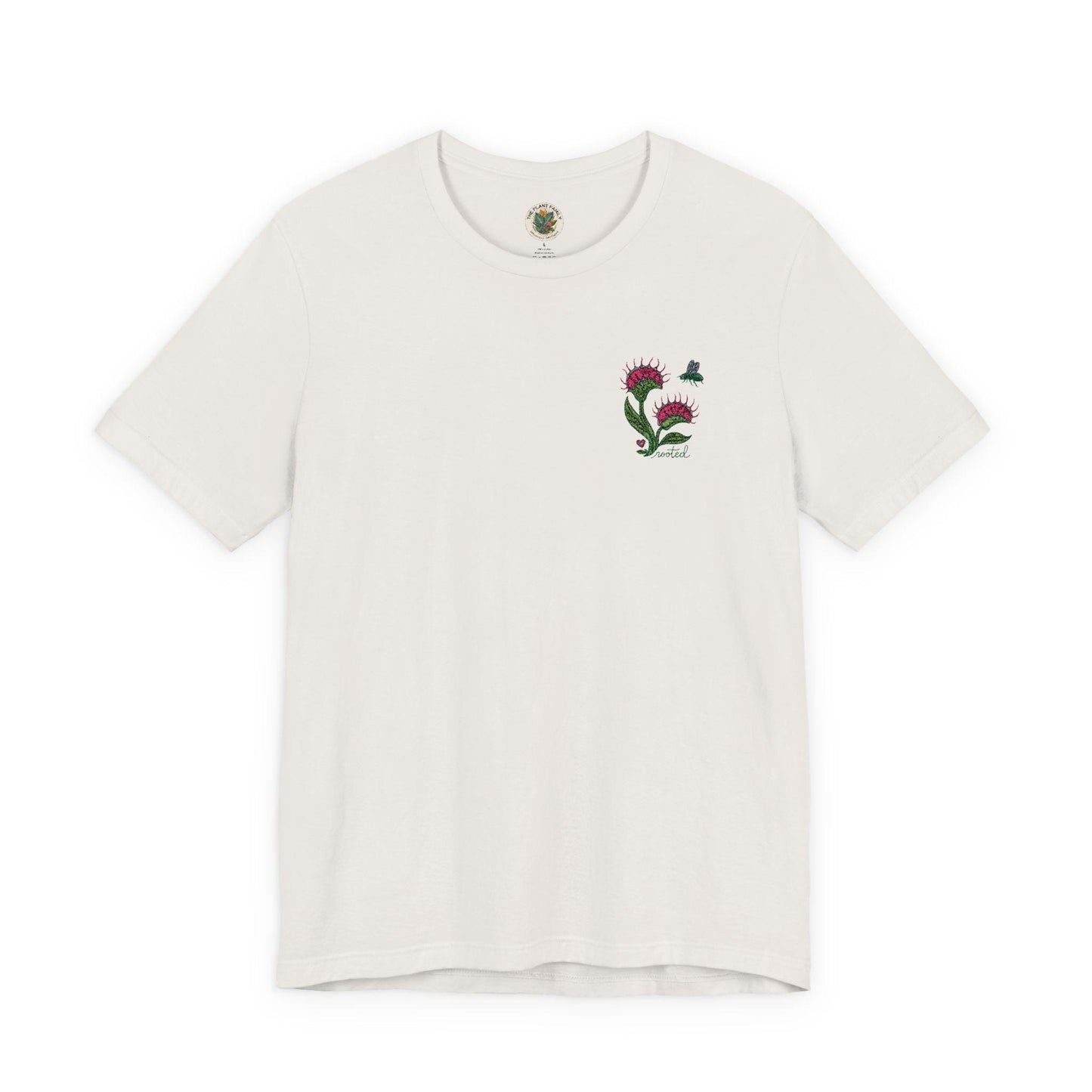 Venus Flytrap Embroidered Shirt | Botanical Rooted Plant Lover Tee