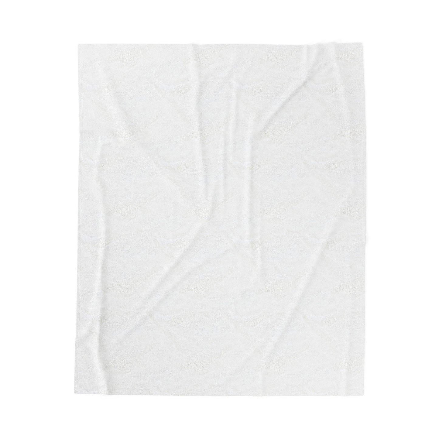 Tropical Green Leaves Velveteen Plush Blanket | Botanical Foliage Throw