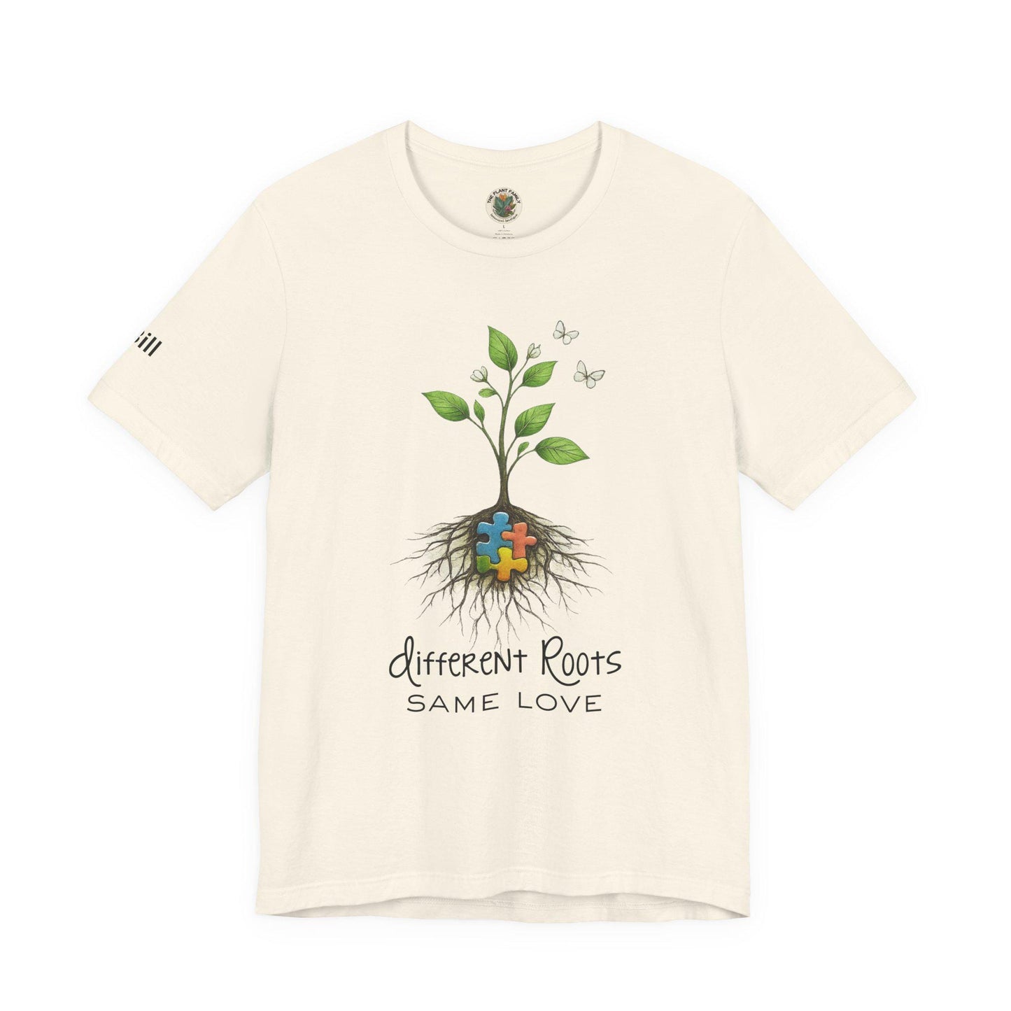 Autism Awareness Shirt | Different Roots Same Love Botanical Plant Tee