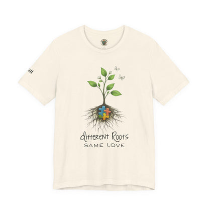 Autism Awareness Shirt | Different Roots Same Love Botanical Plant Tee
