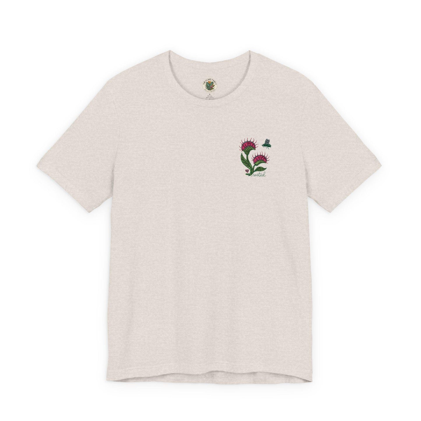 Venus Flytrap Embroidered Shirt | Botanical Rooted Plant Lover Tee
