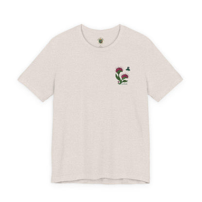 Venus Flytrap Embroidered Shirt | Botanical Rooted Plant Lover Tee