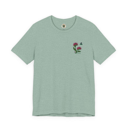 Venus Flytrap Embroidered Shirt | Botanical Rooted Plant Lover Tee