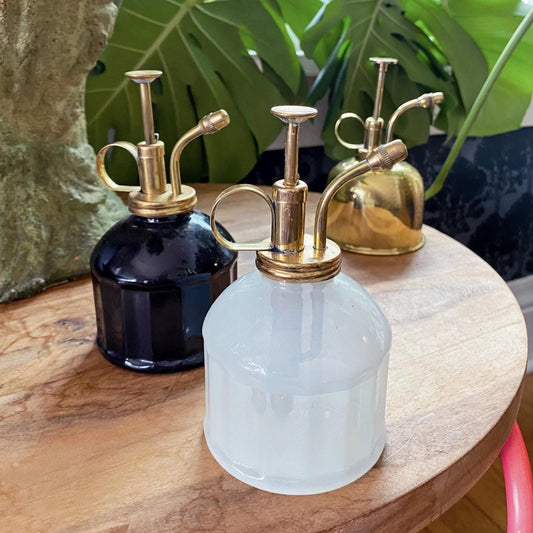 White Brass & Glass Mister