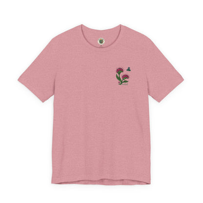 Venus Flytrap Embroidered Shirt | Botanical Rooted Plant Lover Tee