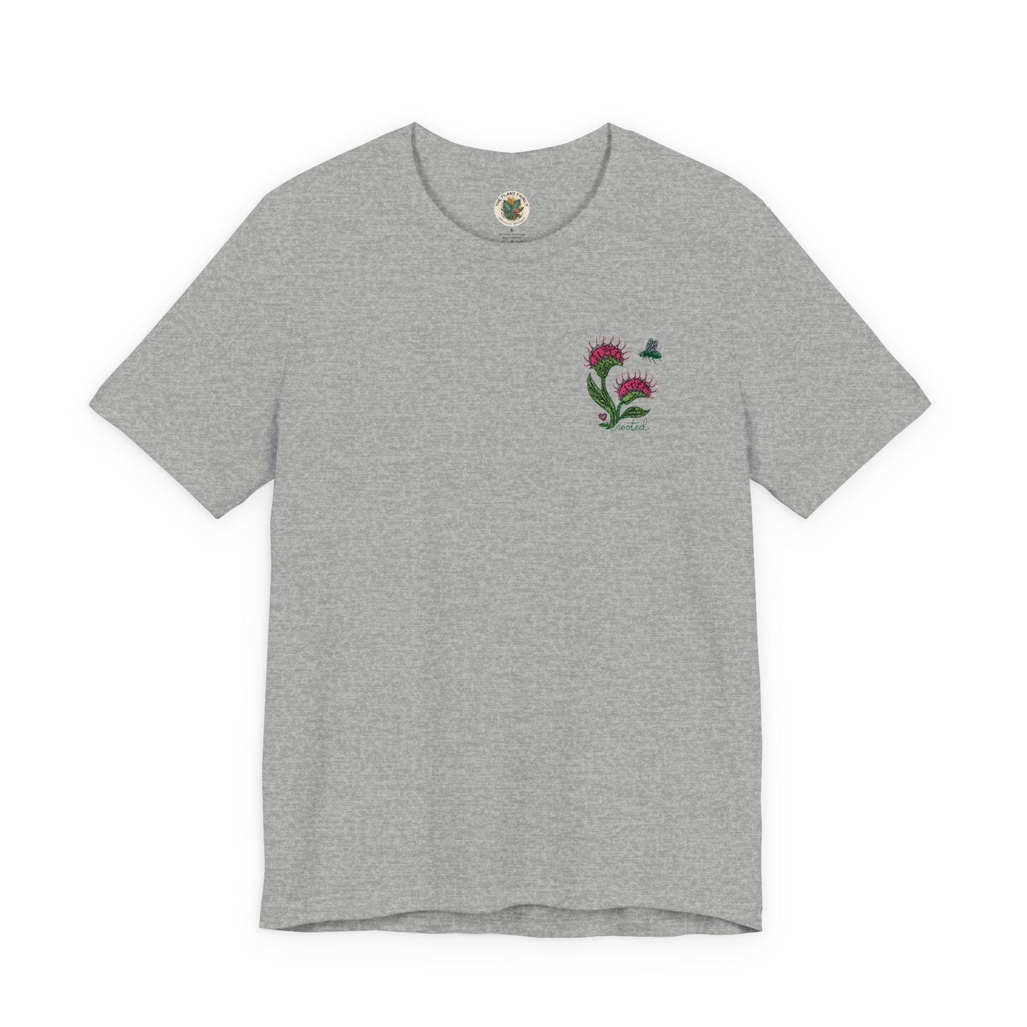 Venus Flytrap Embroidered Shirt | Botanical Rooted Plant Lover Tee